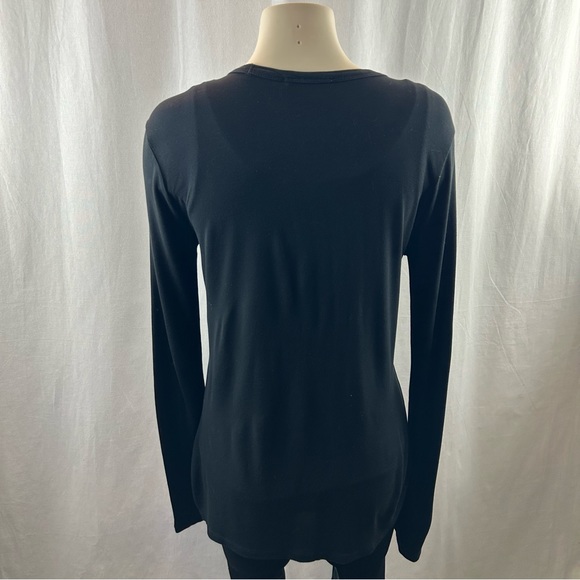 T Alexander Wang Black Long Sleeve Shirt PS - Picture 2 of 9